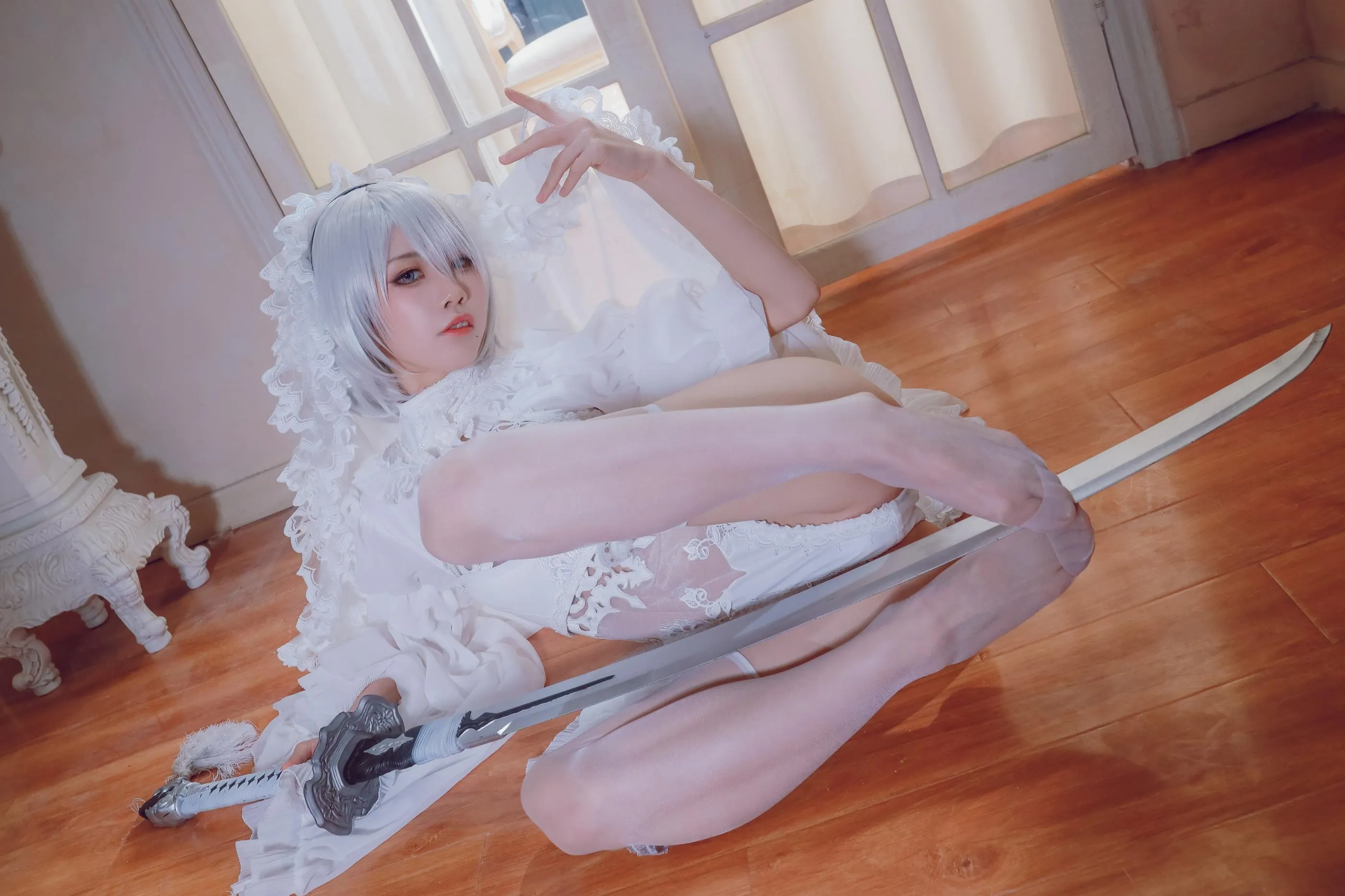 水淼Aqua – NO.39 -黑白2b [55P]插图9